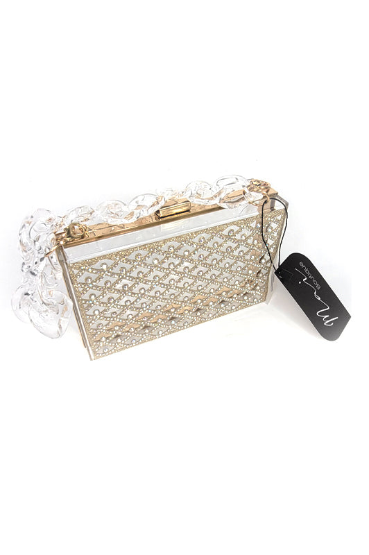 Aurora Clear Box Clutch